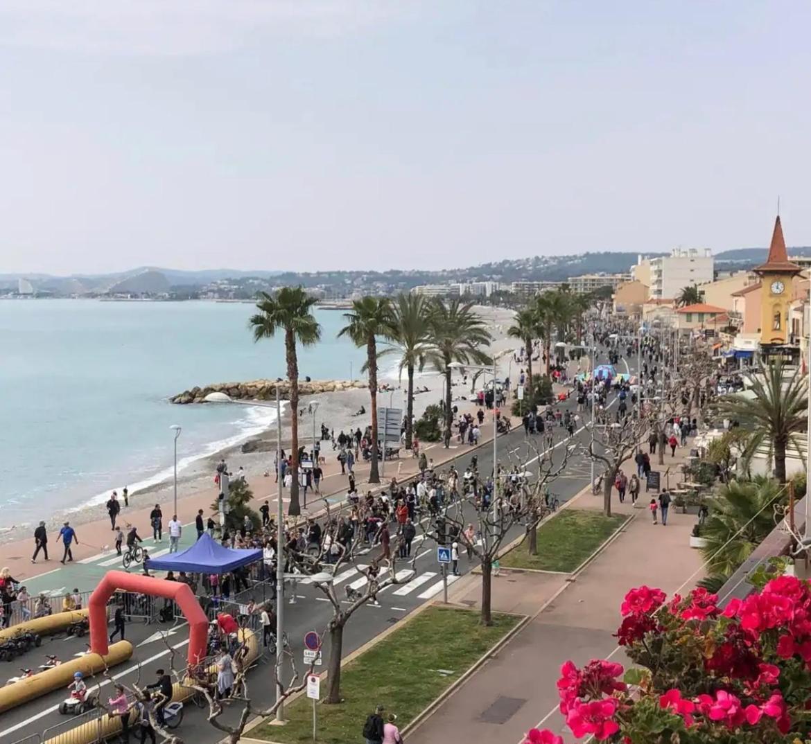 Superbe Studio, 200 M De La Mer, Climatise Avec Terrasse Et Parking Prive Apartment Cagnes-sur-Mer Exterior photo